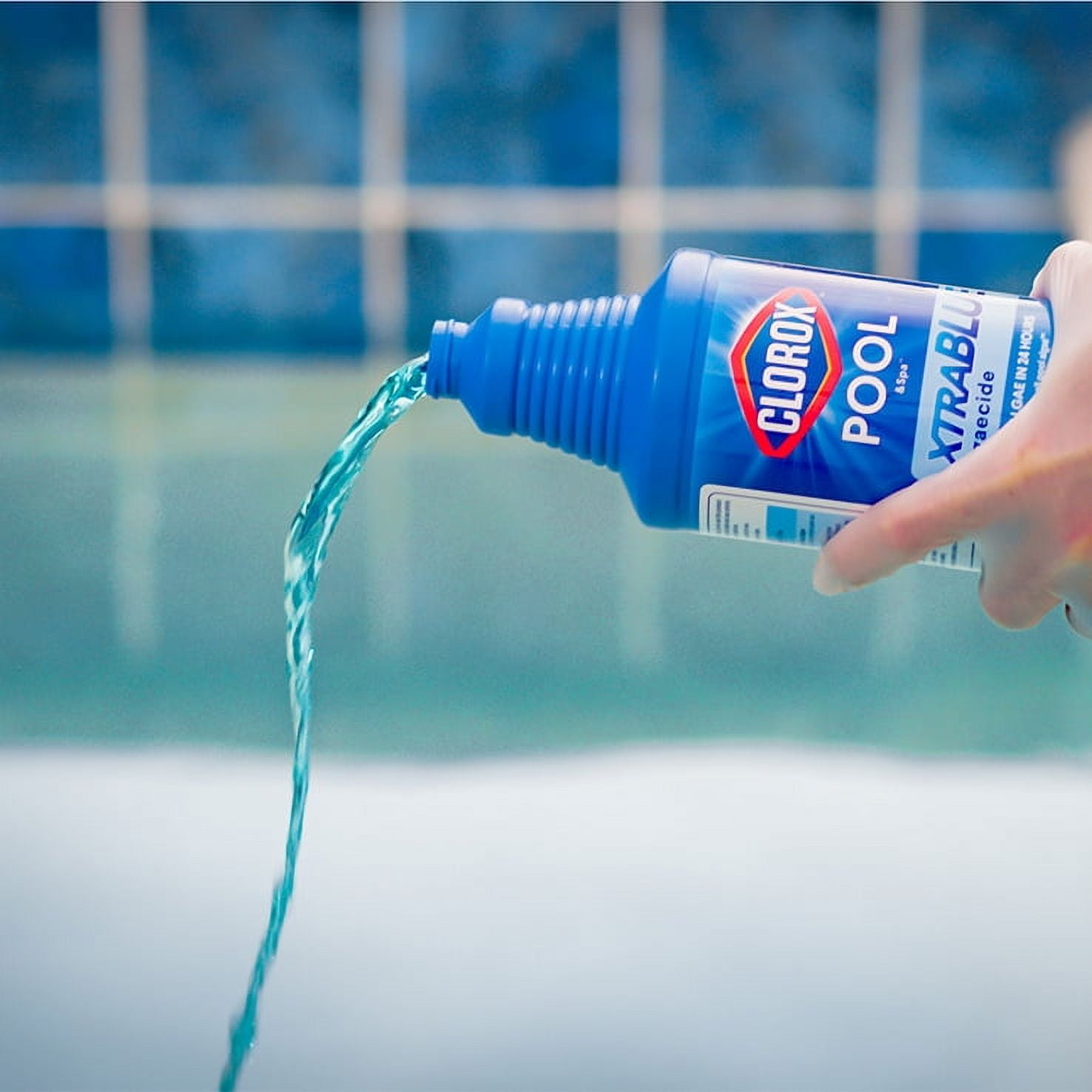 Clorox Pool&Spa XtraBlue+ Algaecide Form Pool Algae Chemical Controllers for Treating Algae, 40 oz