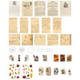 thumbnail image 1 of Scrapbook Paper Sticker Set: Antique Aesthetic Paper Planner Sticker Paper Tag, 1 of 5