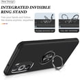 thumbnail image 3 of Moto Edge Plus 2022 Case for Motorola Moto Edge 30 Pro Case  Grade Shockproof Built-in Ring Holder Kickstand Car Mount Protective Case for Edge Plus 2022 Edge 30 Pro Phone Case (Black), 3 of 15