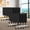 Black 47.2in, variant on Folding Conference Room Table with Wheels, Flip Top Training Tables for 6-20 People, Wooden Heavy Duty Meeting Desk for Office