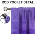 thumbnail image 5 of Purple Marble Texture Extra Wide Curtains/Drapes, Geometry Striped Ombre Elegant Blackout Rod Pocket Curtains, Luxury Room Decor Curtains for Bedroom Living Room Kitchen Dining Room-W42xL63in, 5 of 6