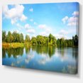 thumbnail image 2 of Spring Lake Panorama - Impression sur Toile Paysage, 2 of 4