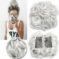 thumbnail image 3 of Benehair Messy Curly Hair Bun Easy Stretch Chignon Hair Extensions Clip in Updo Hairpiece Cover Ponytail Scrunchie for Women Wedding, 3 of 11
