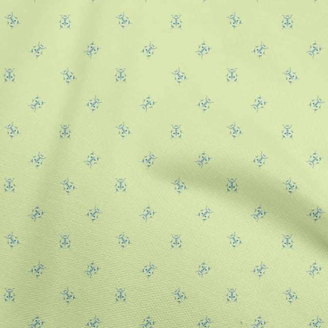 oneOone Cotton Poplin Lime Fabric Dragonfly Sewing Craft Projects Fabric Prints By Yard 42 Inch Wide
