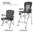 Bennium Tall Folding Chair for Adults, Extra Tall Director Chair