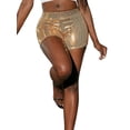 thumbnail image 2 of TRKIYQC Mujeres Hot Shorts Slim Fit Casual Elástico Brillante Lentejuelas Summer Skinny Shorts Nightclub Streetwear TRKIYQC moda, 2 of 8