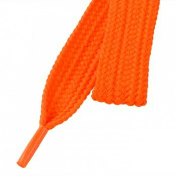 Hickory Brands Wide Shoe Laces - Neon Orange (54")