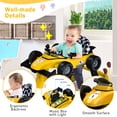 thumbnail image 4 of Infans 4-in-1 Baby Walker Foldable Activity Push Walker Adjustable Height Yellow, 4 of 7