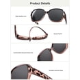 thumbnail image 6 of TINHAO Oversized Square Fit Over Glasses Sunglasses for Women with Hard Case, Trendy Polarized UV400 Wear Over Prescription Glasses Stylish Fashion Ladies, 6 of 8