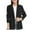 2-Black, variant on 2025 Girls Tops, Tees & Shirts Blazerss Jacket Long Sleeve Shirt For Sleeve Notched Collarss/Lapel Collarss Youth Shirt With Inner Pocket Open Dress Shirt For Front Casual Blazerss
