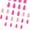 E, variant on Red Hearts Valentine's Day French Tip Press-On Nails, Almond,multicolor,Medium Length, 24 Count,C