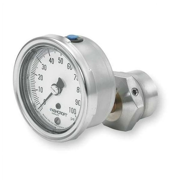 Ashcroft Pressure Gauge,0 to 100 psi,2-1/2In 251009AW02B100#/25310SS02TXCG
