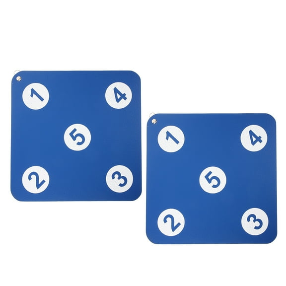 RENACLIPY 2Pcs Weather Resistant Rubber Fencing Target Dual Sided for Training Practice