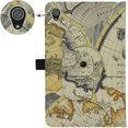 thumbnail image 4 of Labanema for Alcatel Joy Tab 2 Case, for Alcatel Joy Tab 2 Case 8 inch, 360 Degree Rotary Stand for TCL Tab 8 (Model TCL 9038s)/for Alcatel Joy Tab 2 8 (Model 9032Z), Map White, 4 of 7