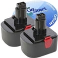 thumbnail image 1 of 2-Pack Lincoln 1401 Battery - Replacement Lincoln 14.4V Battery (3300mAh, NI-MH), 1 of 3
