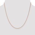 thumbnail image 3 of 14k Rose Gold 1.4mm Cable Chain Necklace - 3.8 Grams - 24 Inch, 3 of 4
