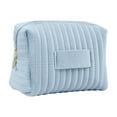 thumbnail image 2 of Hovmgk Velvet Cosmetic Organizer Bag, Waterproof Makeup Storage Pouch, Compact Toiletry Travel Organizer for Women, Stylish Travel Bag, Available in Multiple Colors, 2 of 6