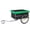Green, variant on BOFANG Folding Bike Cargo Trailer 20in Wheels, Utility Cart for Groceries & Pets,Green