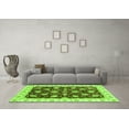 thumbnail image 3 of Ahgly Company Indoor Rectangle Oriental Green Traditional Area Rugs, 5' x 7', 3 of 4