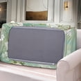 thumbnail image 4 of Renewold Elegant Flower Green Stretch Couch Seat Cushion Cover Separate Sofa Seat Cushion Cover Flexibility Loveseat Seat Cover Washable Stay in Place for Dogs, Cats, M, 4 of 5