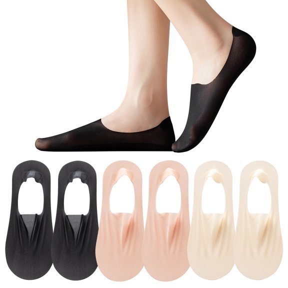 Riecok Socks for Women Wide Calf Lightweight Cushioned Non Slip Grip Crew Socks Knee High Stretched Winter Warm Socks for Cold Weather