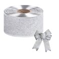 thumbnail image 1 of CUITING 10 Yard Christmas Glitter Wired Ribbon with Metallic Edge 2 Inch Christmas Tree Decorative Ribbons for Gift Wrapping  Wreath Decor  Home DIY Bow Crafts  Xmas Holiday Party Supplie, 1 of 15