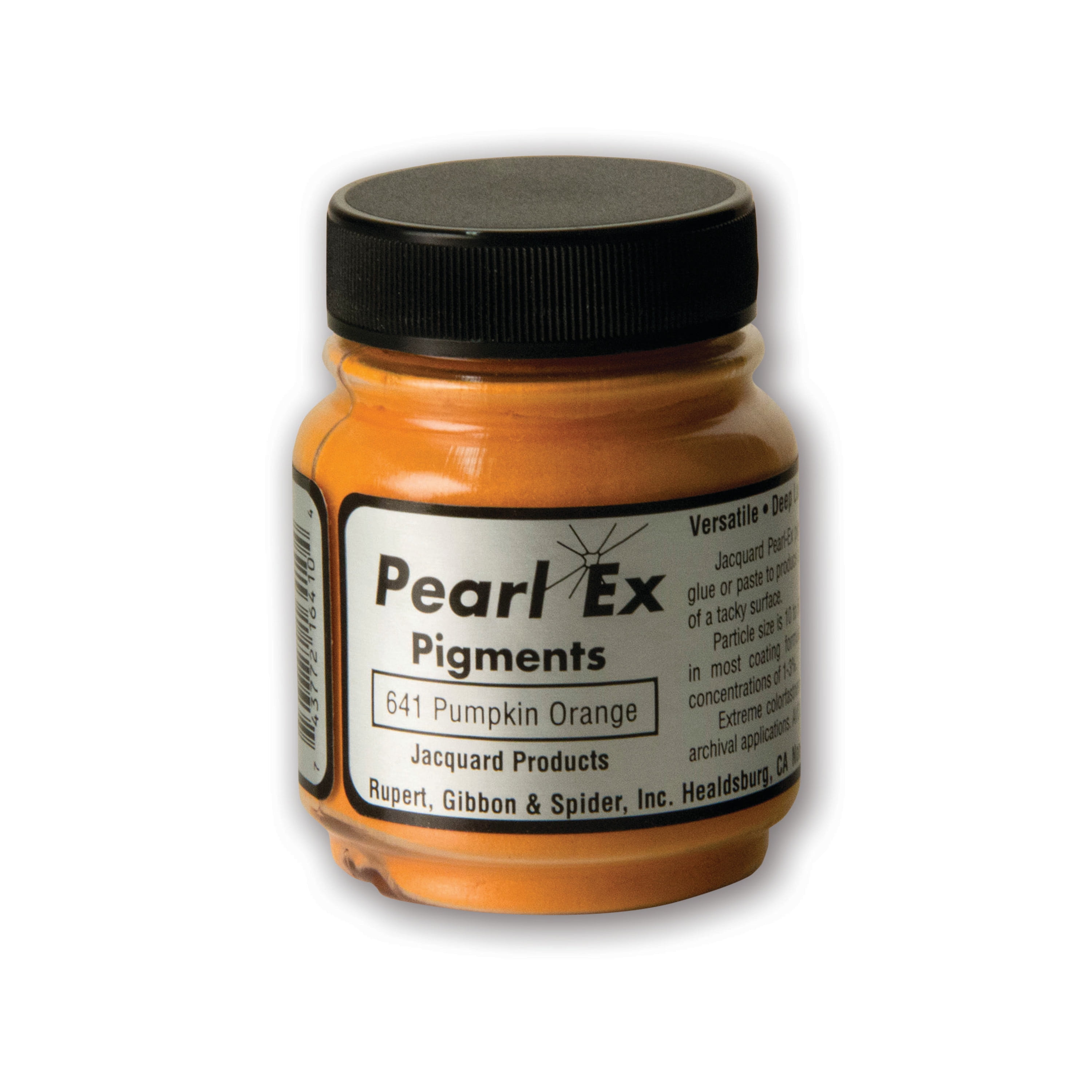 Jacquard 3g Pumpkin Orange Pearl Ex Powdered Pigment 