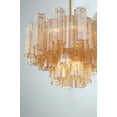 thumbnail image 3 of Crystorama Addis 9 Light Aged Brass Chandelier - 22"W x 14.25"H x 22"D, 3 of 12