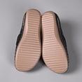 thumbnail image 4 of CYMMPU Women's Metal Buckle Backless Wedge Mules, Round Toe Slip On Cutout Clogs, Lightweight Daily Casual Shoes Black 43, 4 of 9