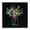 Joy Candy Cane Jar, variant on Stupell Industries Farmhouse Black Floating Frame Canvas Art, 18 x 18, by Janet Tava