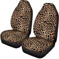 thumbnail image 1 of Car Sunflower Print Front Two seat Seat Cover Universal Cross border Yellow Leopard, 1 of 4