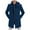 Blue, variant on Mens Trench Coat Men's Winter Fashion Long Wool Overcoat Stylish Anorak Jacket for Cold Weather Comfortable Warm Soft Outerwear