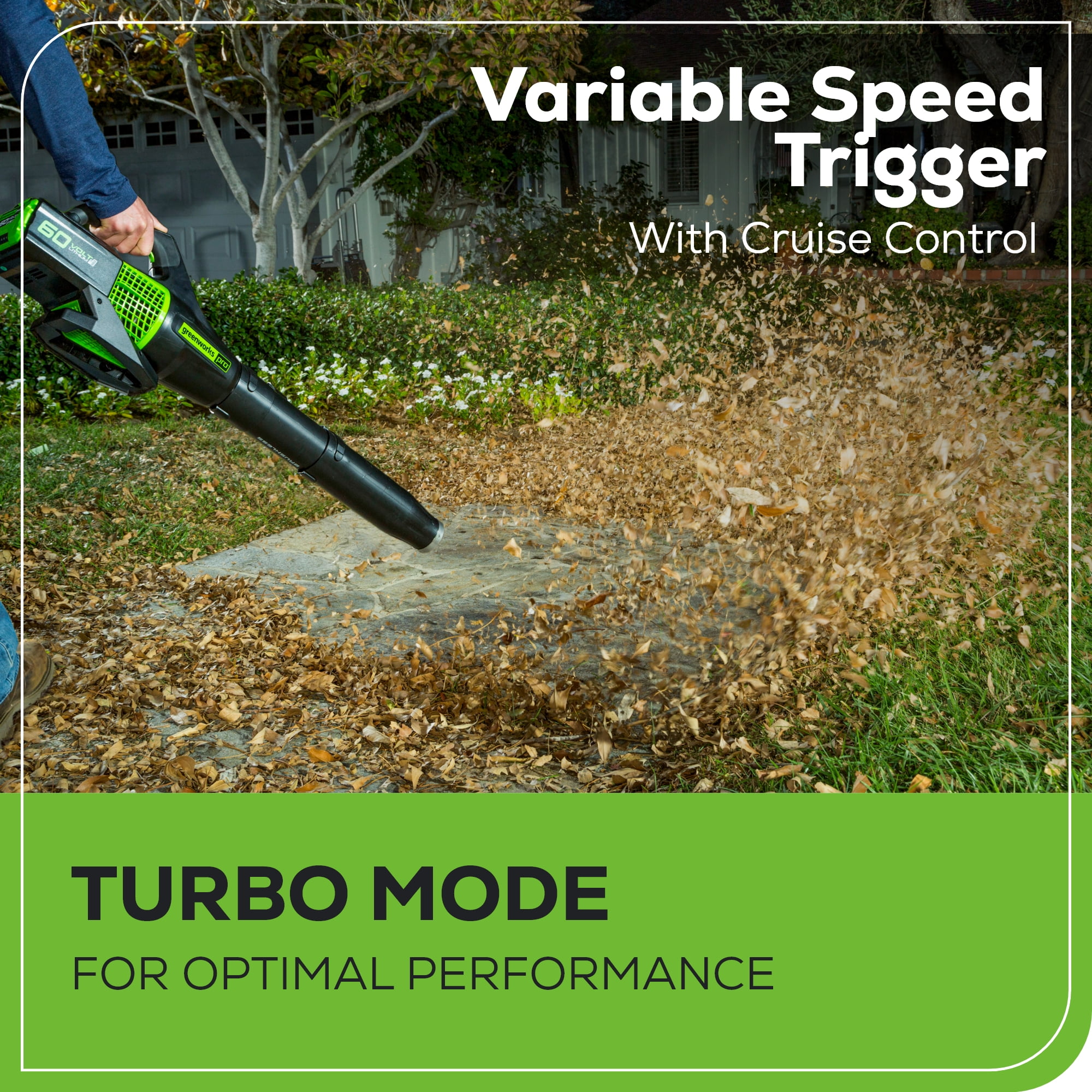 Greenworks 60V 13" String Trimmer, 140 MPH 540 CFM Leaf Blower Combo + 4Ah Battery & Charger 1303302
