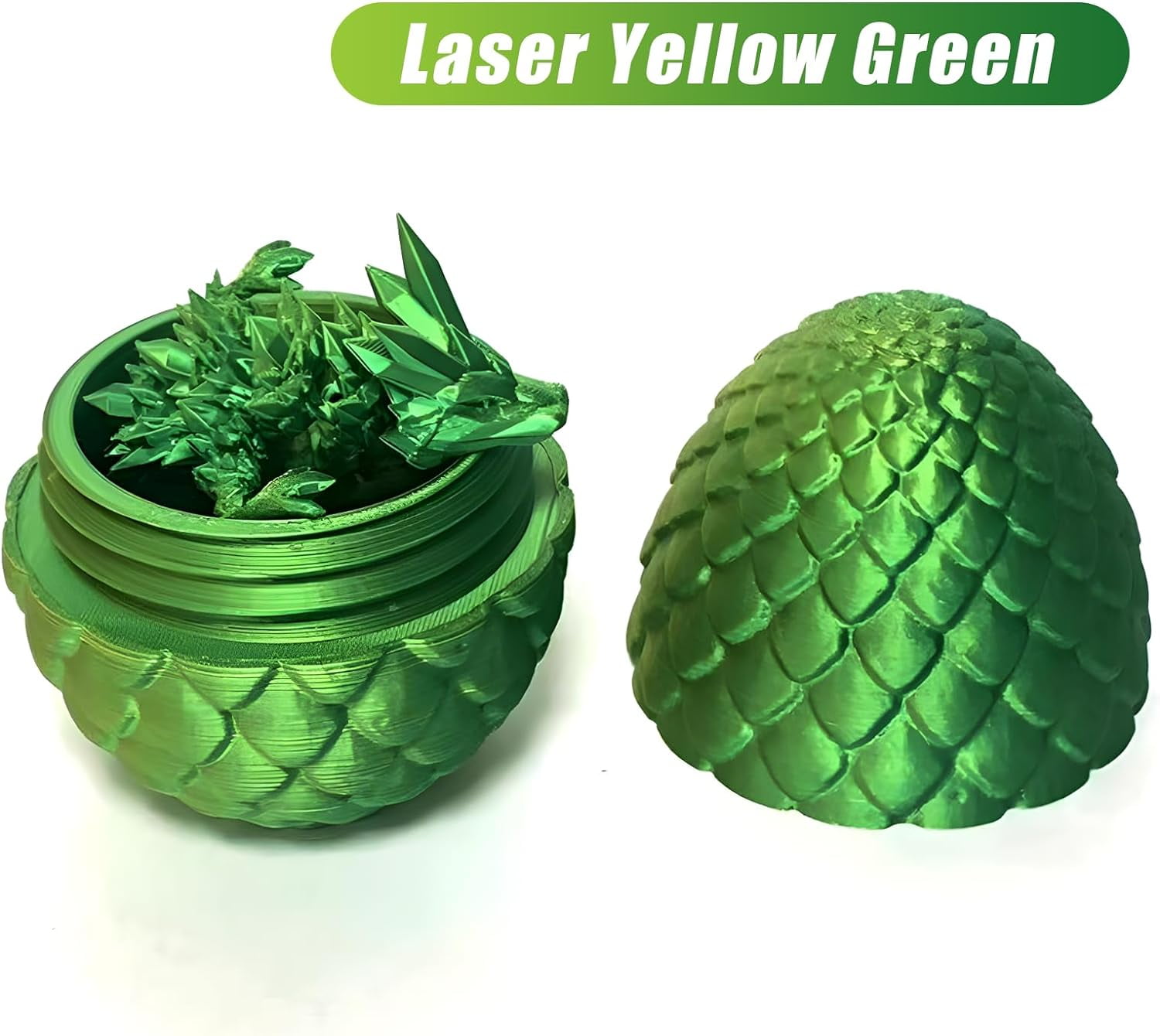 Home Office Desk Decor3D Printed Dragon Egg Crystal 3D Dragon Fidget Toys for Adult Articulated Dragon Egg Surprise Dragon Gifts