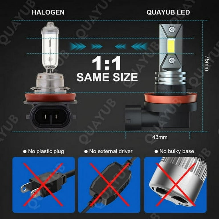 LED Headlight + Fog Light Bulbs White Combo For Dodge Charger 2011-2014 - Walmart.com LED Headlight + Fog Light Bulbs White Combo For Dodge Charger 2011-2014 - Walmart.com