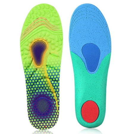 

Men Women Sport Running Insoles Massaging Shock Absorption Anti Fatigue Arch Support Breathable Orthopedic Thick Shoes Insert Pads Cushion