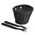 thumbnail image 1 of Cesta de bicicleta para niños, decoración frontal, cesta de bicicleta con correas, parte frontal extraíble Negro, 1 of 9