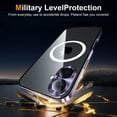 thumbnail image 2 of Allytech Metal Plating case for iPhone 16, Luxury Ultra Thin Compatible with Magsafe Wireless Charging Camera Lens Protection Anti-Drop Frosted Back Panel Cover for iPhone 16, Purple, 2 of 8