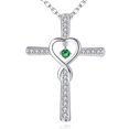 thumbnail image 2 of Soumake Casual Pendant Necklace Cross Design Comfortable to Wear Ornaments Unisex Handsome Necklace for Vacation, 2 of 8