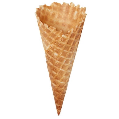 Keebler Colosso WCM Medium Waffle Cone - 216/Case | Perfectly Crispy and Delicious