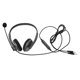 thumbnail image 2 of Auriculares para centro de llamadas, multifuncionales, elegantes, con cancelación de ruido, llamadas HD, protección auditiva, auriculares para teléfono, 2 of 8
