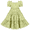 Green, variant on Girls Ruffle Layer Square Loose Puff Short Sleeve Summer Princess 4 Years