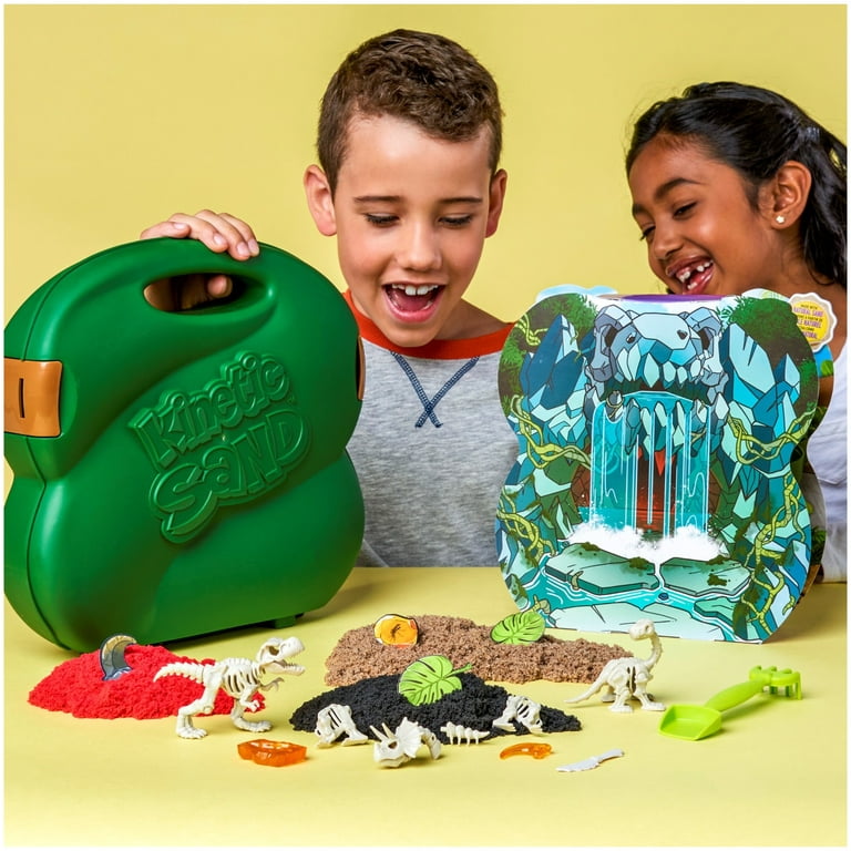 Kinetic Sand Sensory Kit, Dinosaur Mini Sand Play Kit, Mindfulness Kit for  Kids, Volcano Gift, Dinosaur Sensory Play, Sensory Gift for Kids 