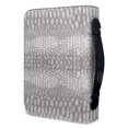 thumbnail image 3 of HELLHERO Gray Croc Bible Covers for Men, Zippered Pockets Church Bible Bag with Portable for Prayer Bible Study Christian Prayer Study, 3 of 12