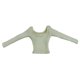 thumbnail image 2 of Figura a escala 1/6, camiseta de manga larga, vestido básico informal de estilo retro para cosplay Blanco, 2 of 9