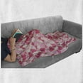thumbnail image 6 of Valentines Soft Flannel Fleece Throw Blanket, Heart Shaped Cookies Surprise Tasty Goodies for Valentines Day, Cozy Plush for Indoor and Outdoor Use, 60" x 80", Pale Brown Pale Pink, by Ambesonne, 6 of 6