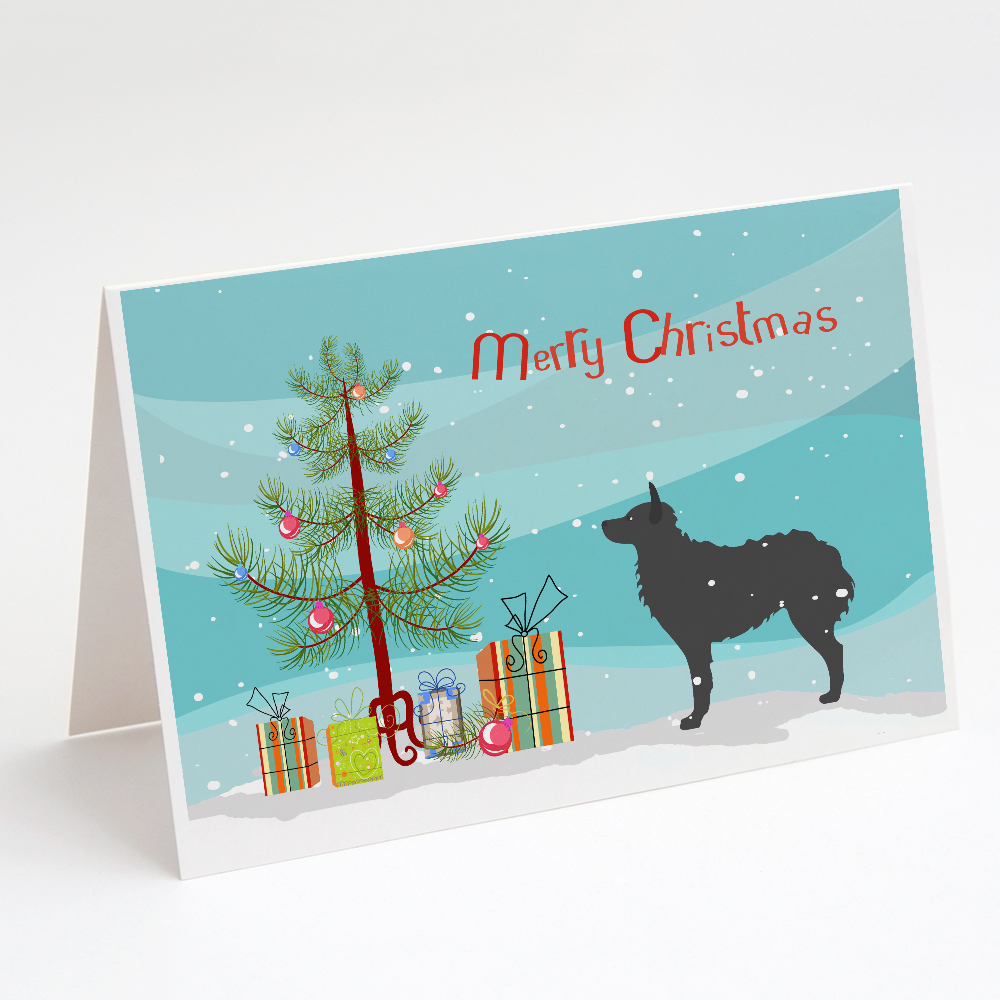 Croatian Sheepdog Merry Christmas Tree Greeting Cards And Envelopes Pack Of 8 Walmart Com Walmart Com