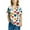 F Multicolor, variant on SGFCWSX Girls Loose Short Sleeve T-Shirt, Kids Stylish Soft Casual Tops Cotton Summer Tees Multicolor Size 7-8 Years