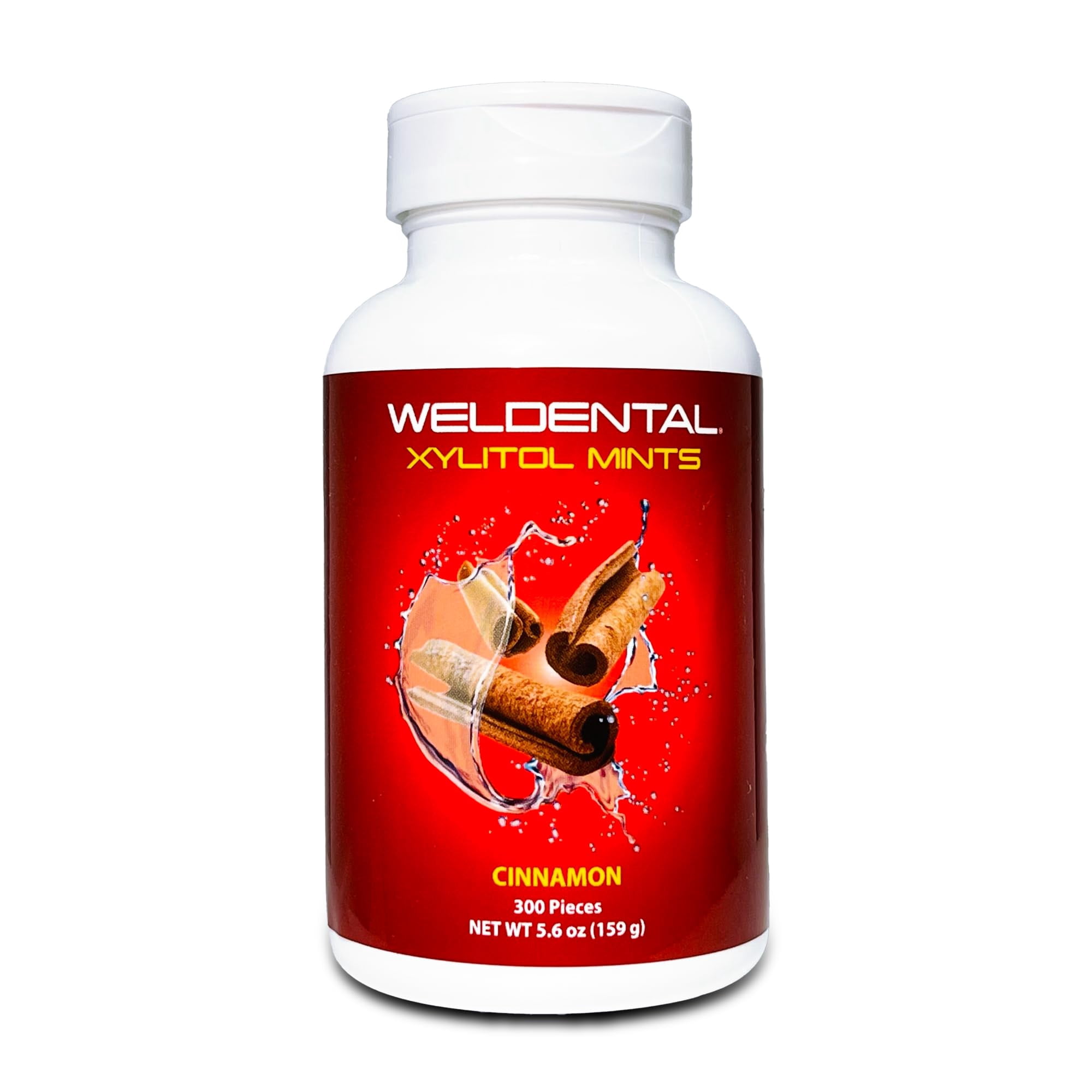 WELdental Xylitol Mints 300 Tablets Cinnamon Flavor Xylitol
