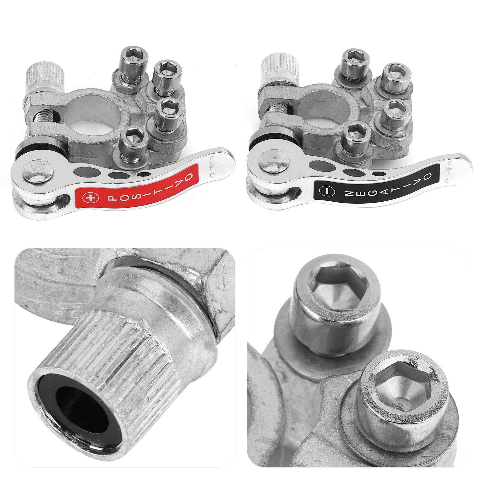 Fyydes Battery Terminal ShutOff Connector,2pcs Terminal Quick Release